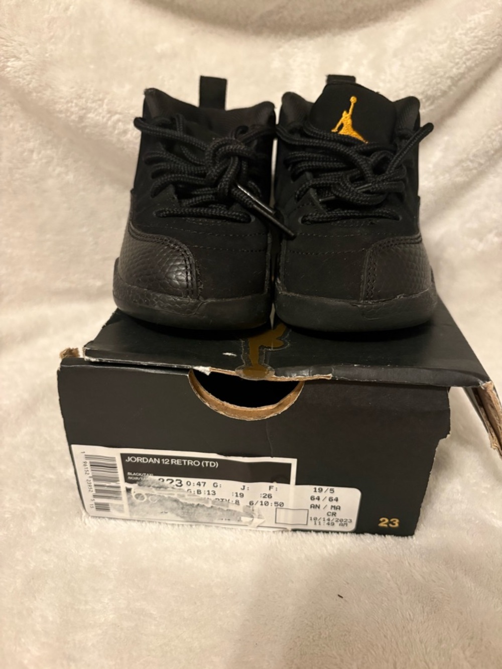 Jordan 12 Retro Td toddler sneaker